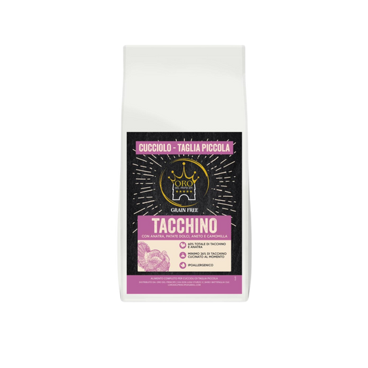 Tacchino con Anatra - Cucciolo - Taglia piccola (Grain Free)